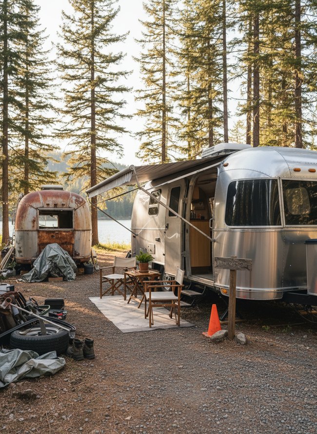 Vintage Inspired Airstream Upgrade