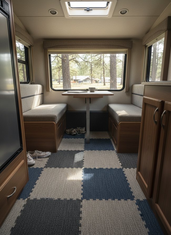 Interlocking Carpet Tile Design