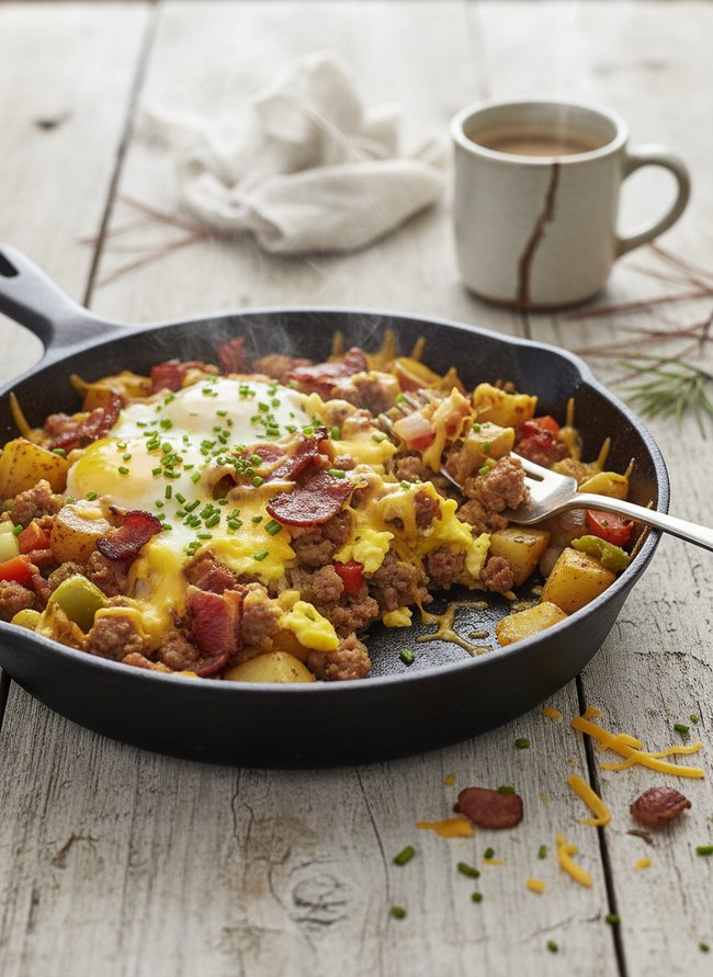 Mountain Man Breakfast Skillet