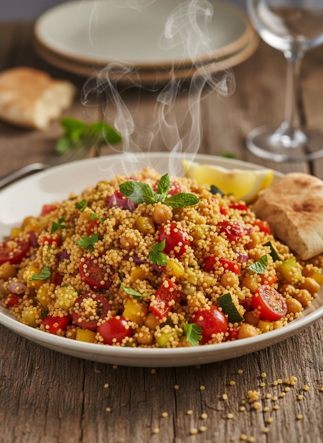 Mediterranean Veggie Couscous