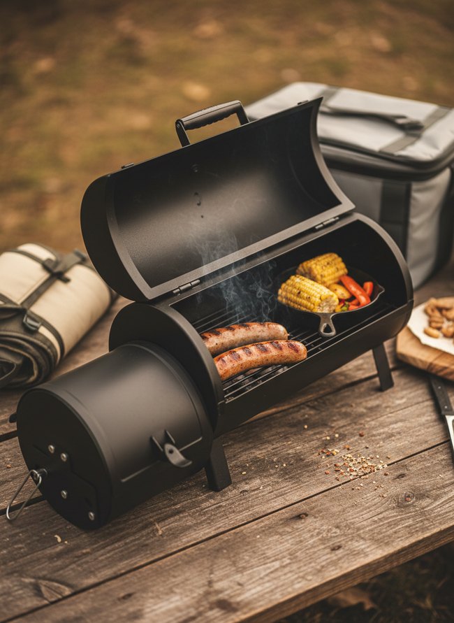 Smoker Combo Travel Grill