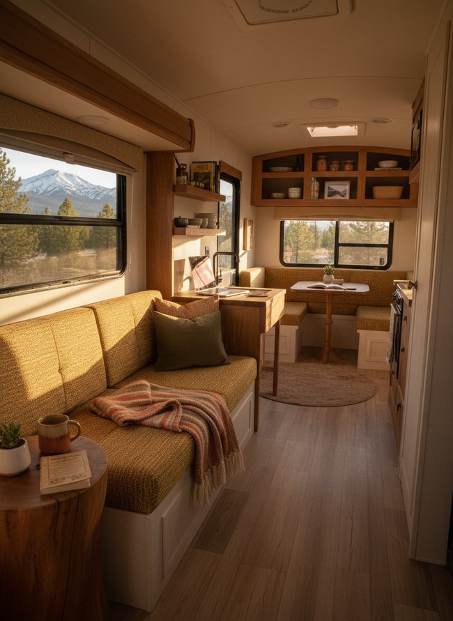 Textured Warm RV Decor