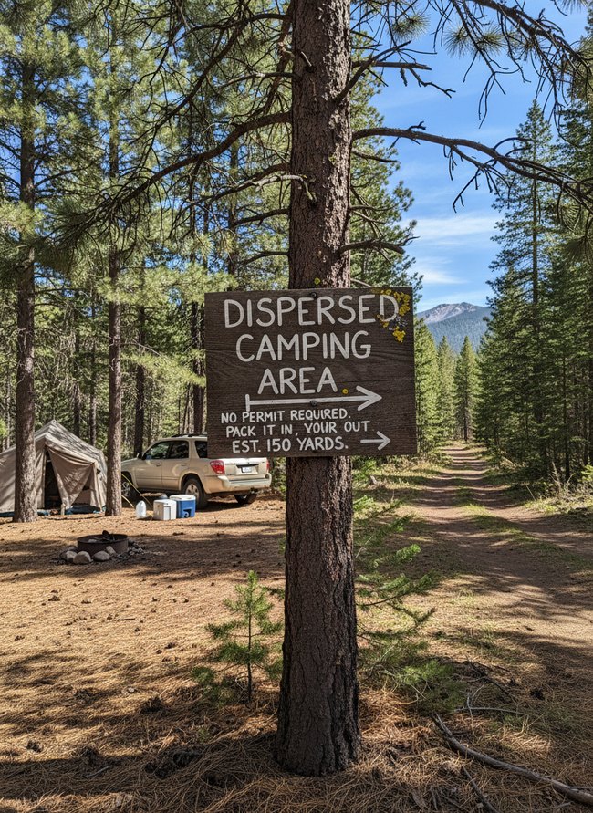 Dispersed Camping Area Identification