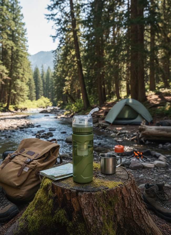 Microfilter Water Bottle
