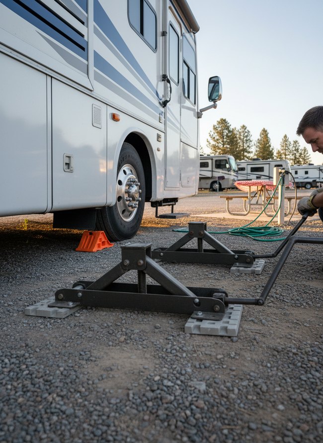 Manual Scissor Jack Levelers