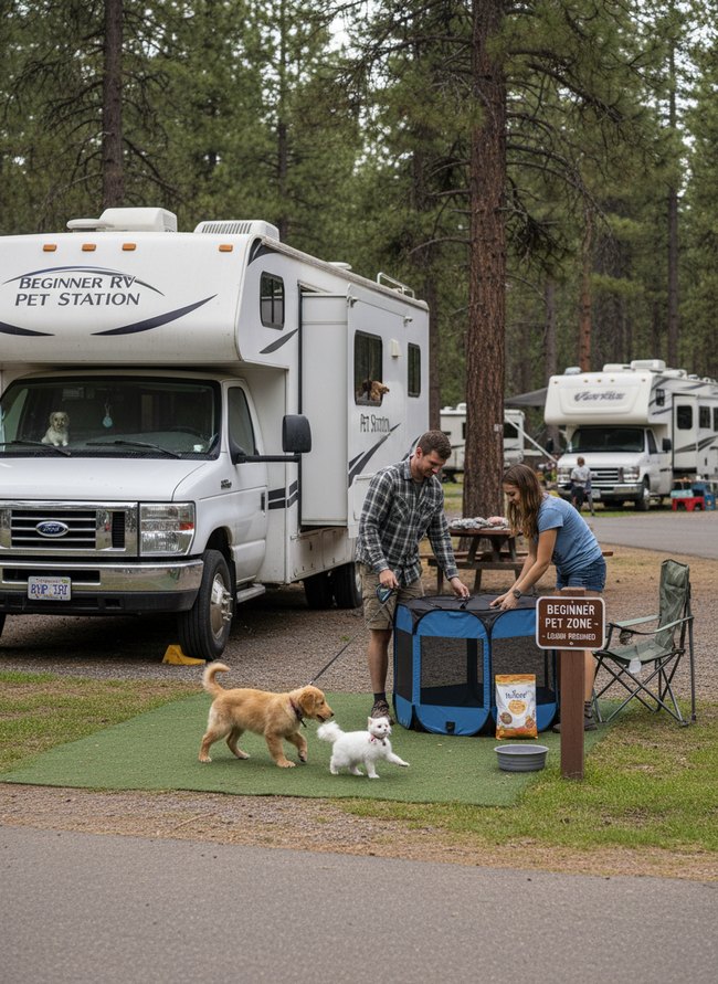 Beginner RV Pet Station