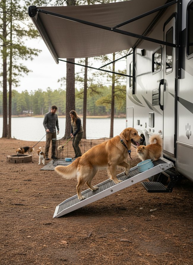 Paw-Friendly Entry Ramp