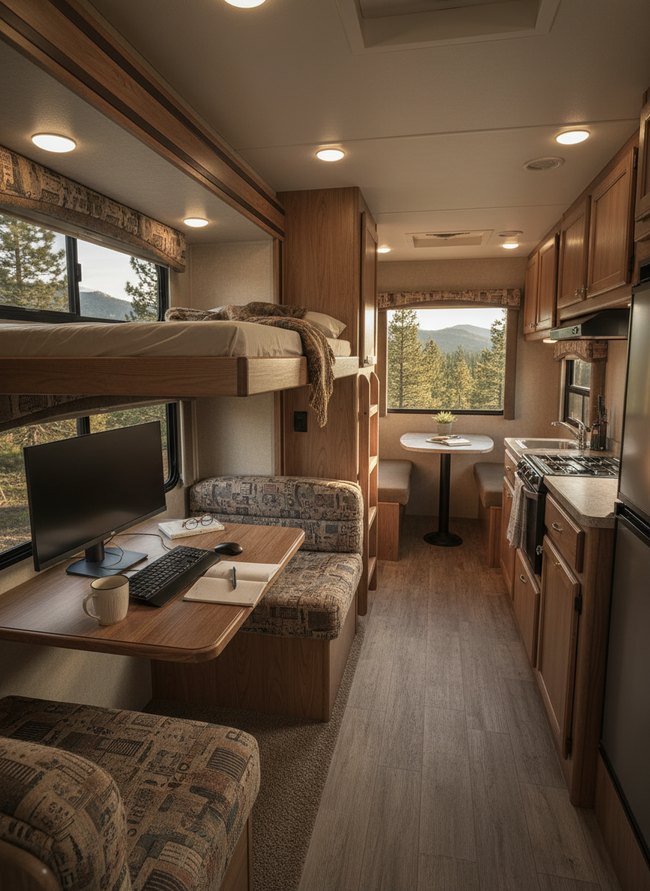 Custom Bunk Bed Office