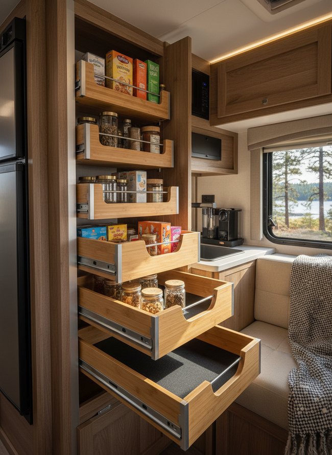 Nested Pantry Shelving