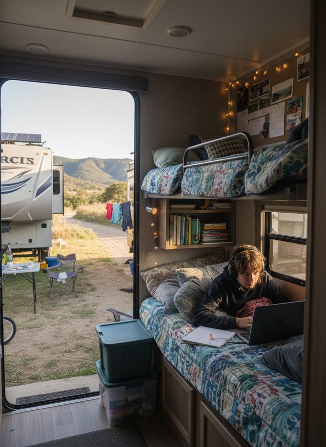 Teenager's RV Personal Space