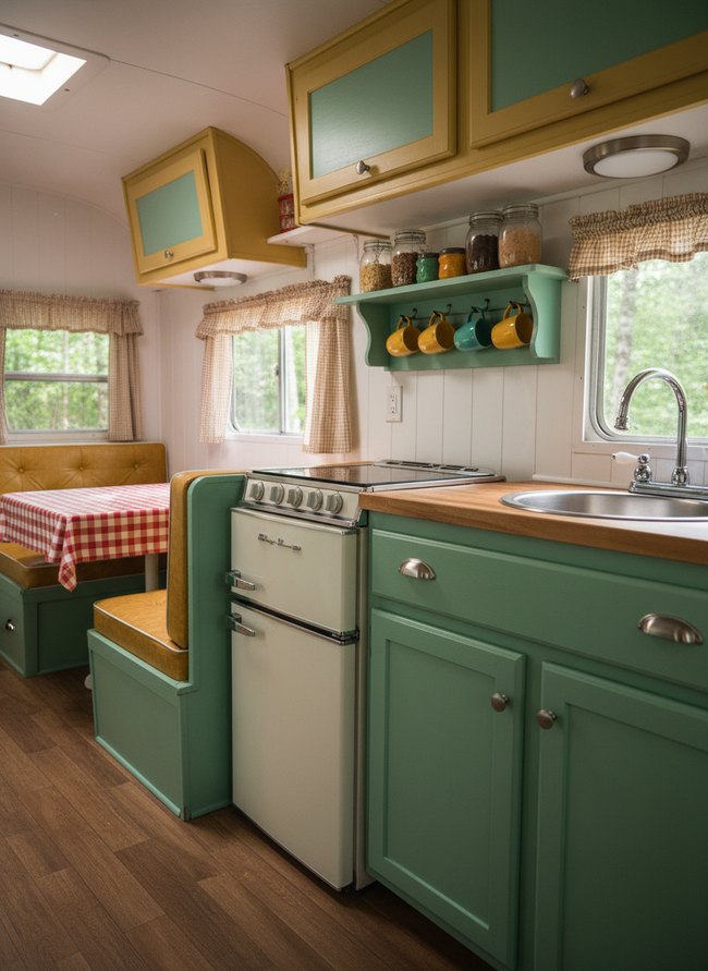Vintage Retro Kitchen Remodel