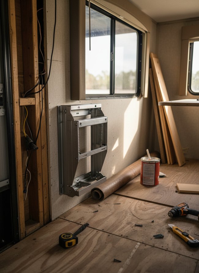 Folding Dinette Table Mechanism