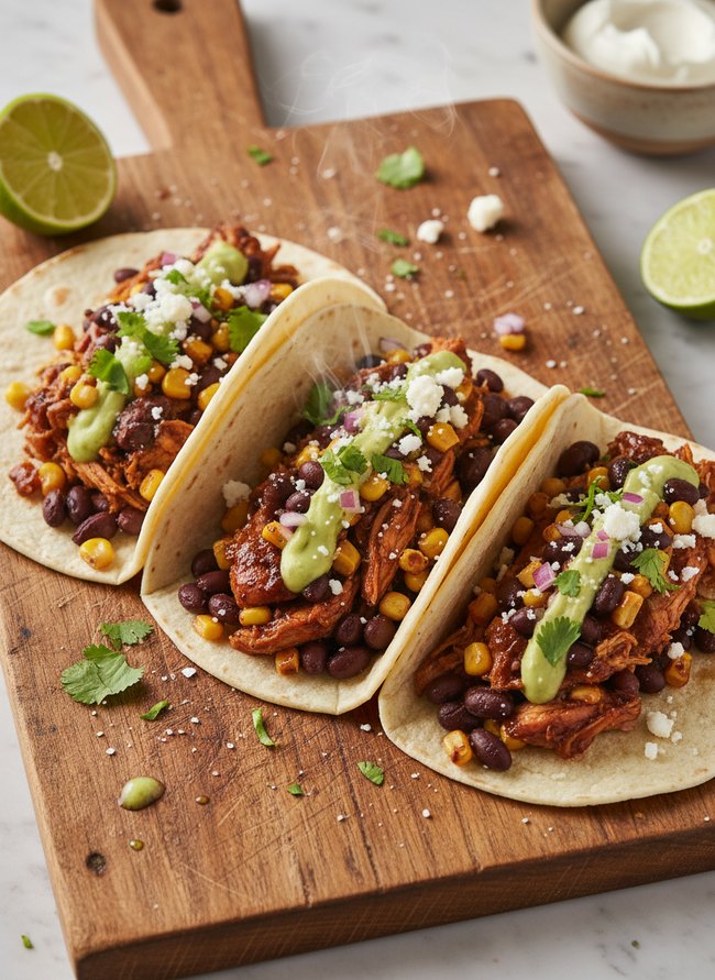 Black Bean Chicken Tacos