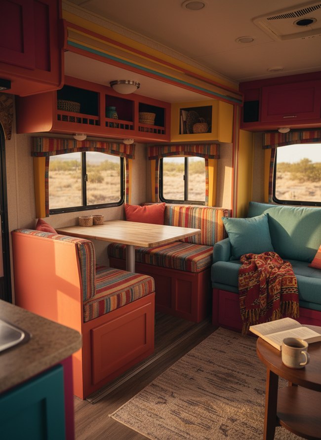 Vibrant Fiesta Interior Palette