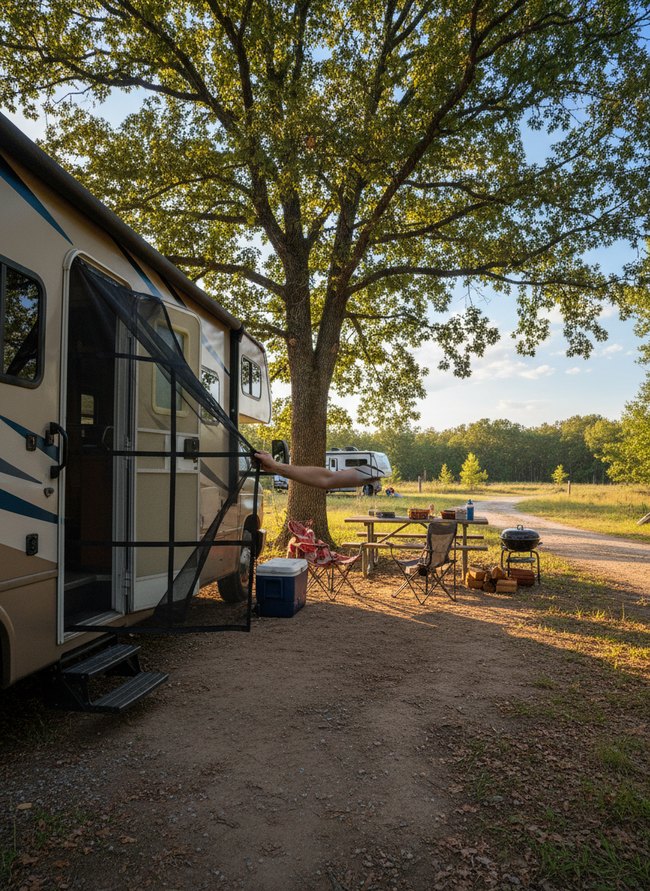Magnetic RV Bug Screen