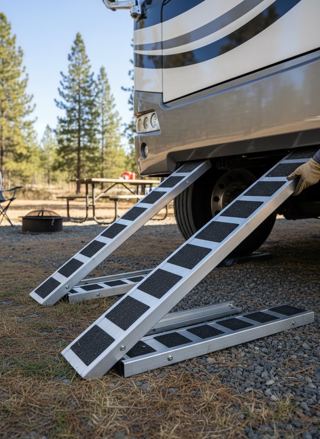 Foldable Aluminum Leveling Ramps