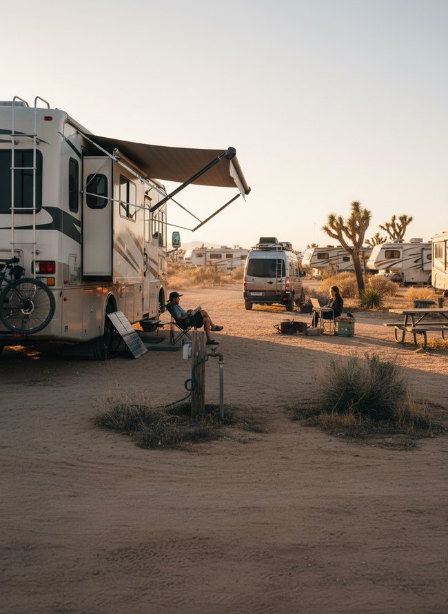 Parked RV Community