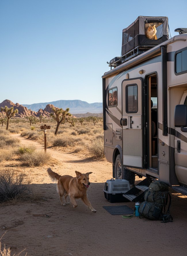Active Dog RV Exploration