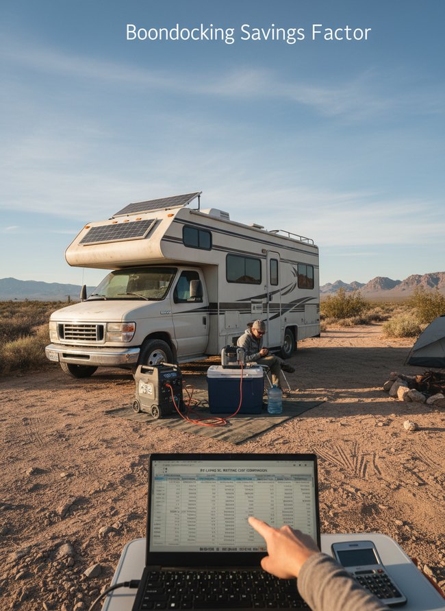 Boondocking Savings Factor
