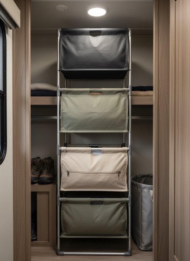 Slim Garment Bag Rack