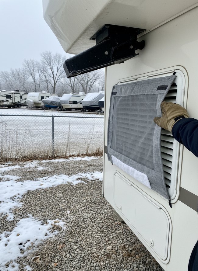 Ventilation Screen Winterize