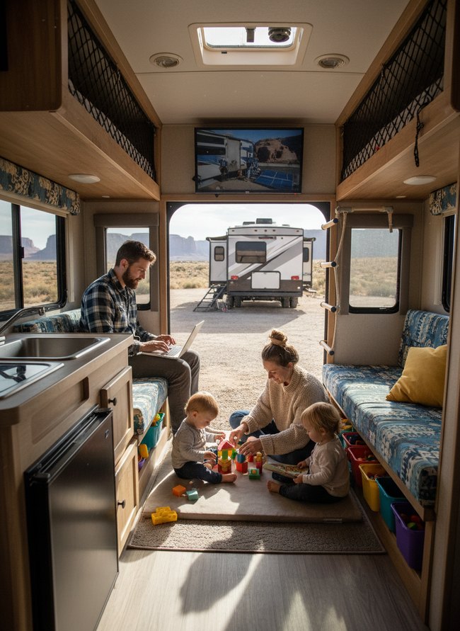 Toddler Friendly RV Interior