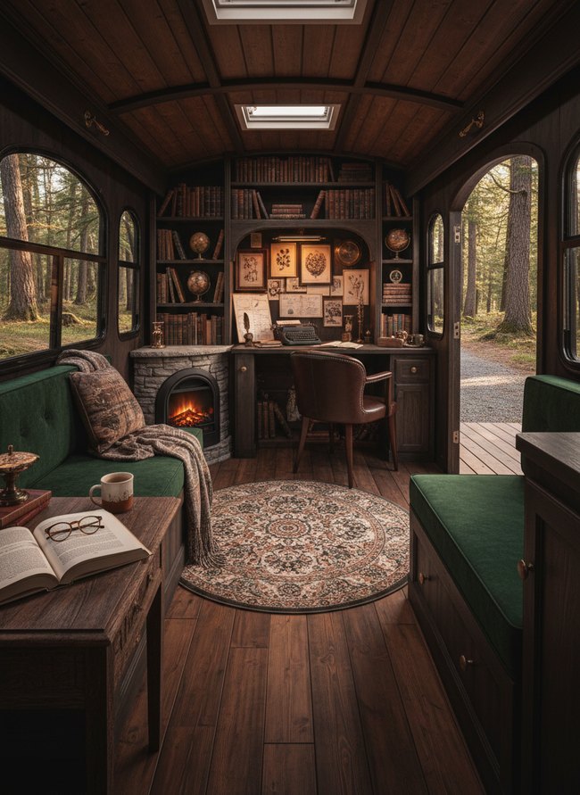 Dark Academia Camper