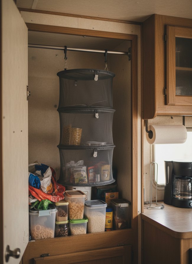 Hanging Mesh Pantry