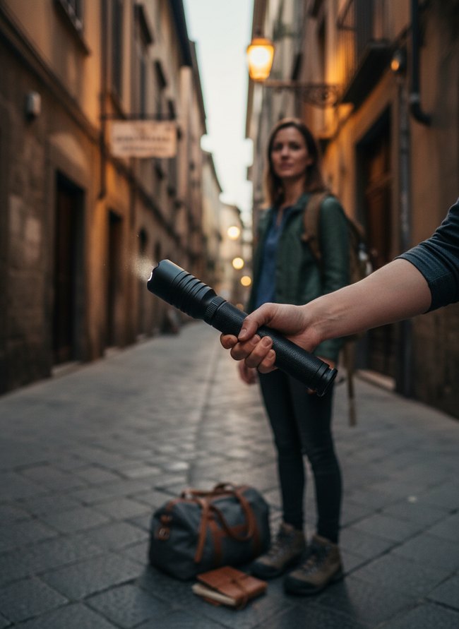 Flashlight Stun Baton