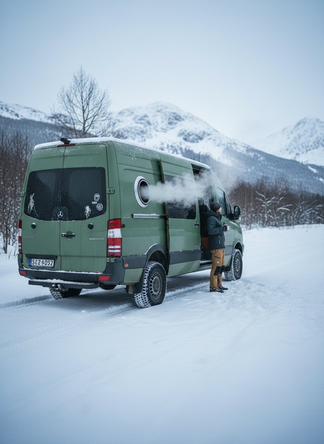 Integrated Heater Van Build