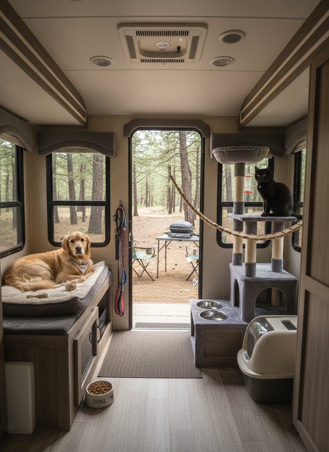Serene Cat RV Retreat