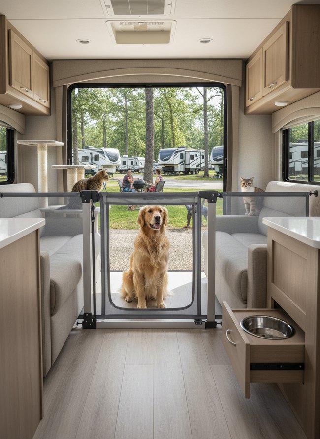 Retractable Pet Safety Gate