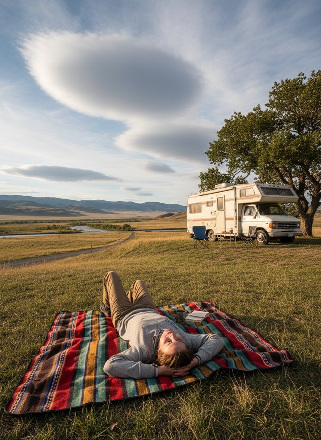 Cloud Gazing Contemplation