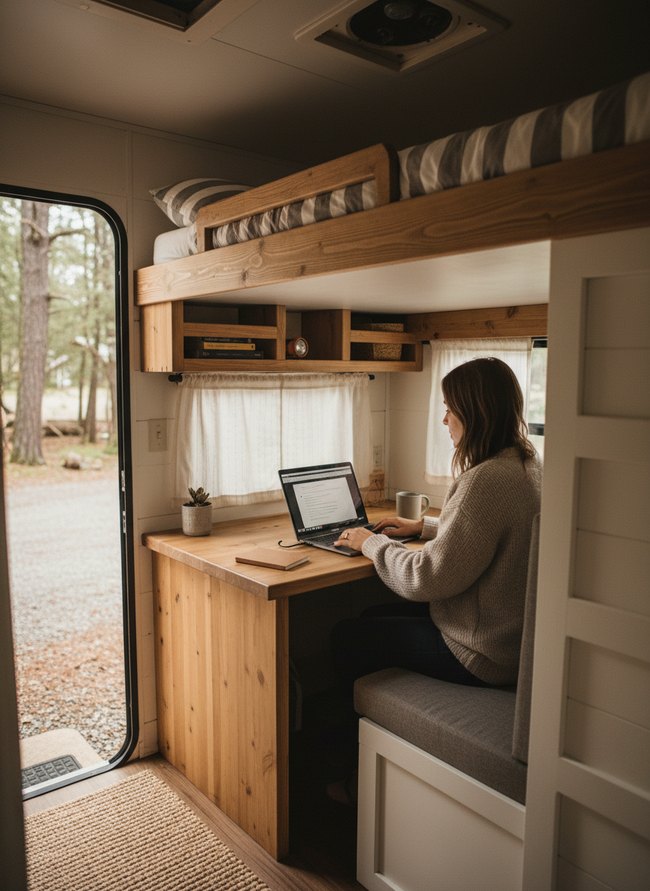 Bunk Bed Office Conversion
