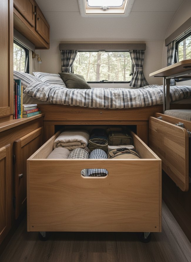 Under-Bed Rolling Storage