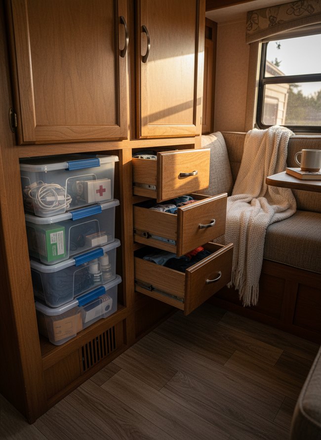 Locking Container Bins