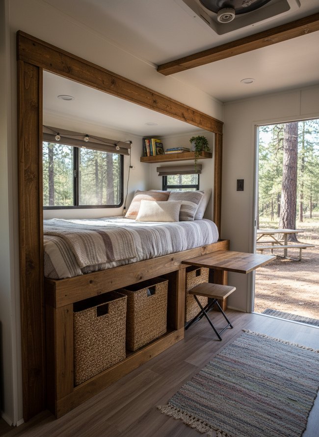 Space-Saving Bed Platform