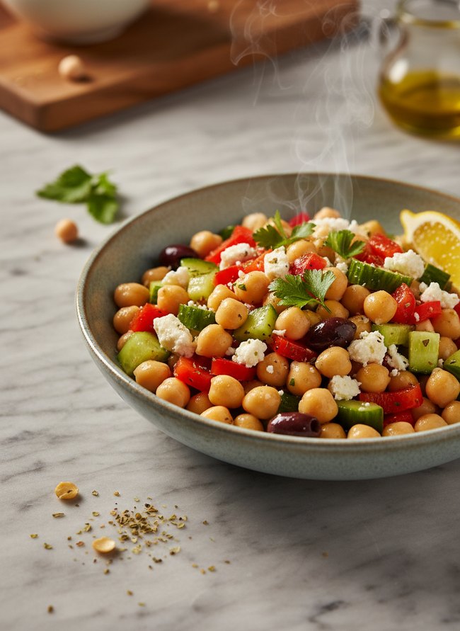 Mediterranean Chickpea Salad