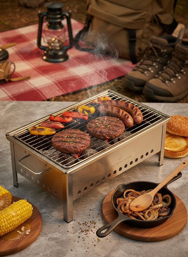 Quick-Setup Park Grill