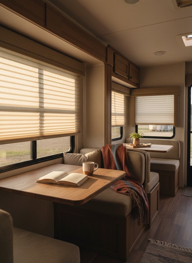 Motorized Smart RV Blinds