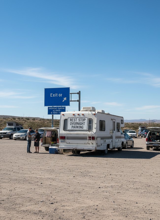 Rest Stop Overnight Parking