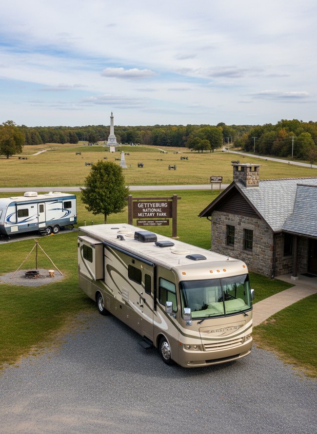 Gettysburg Battlefield RV