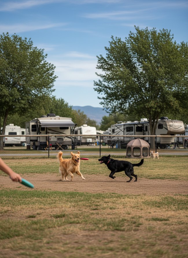 Fenced Dog Park Romp