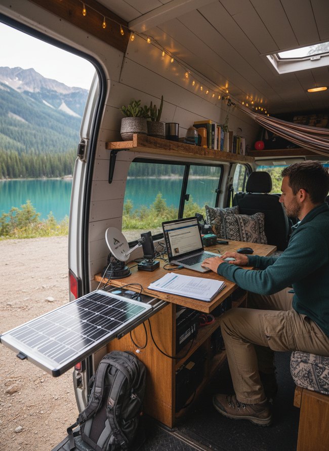 Passive Income Van Setup