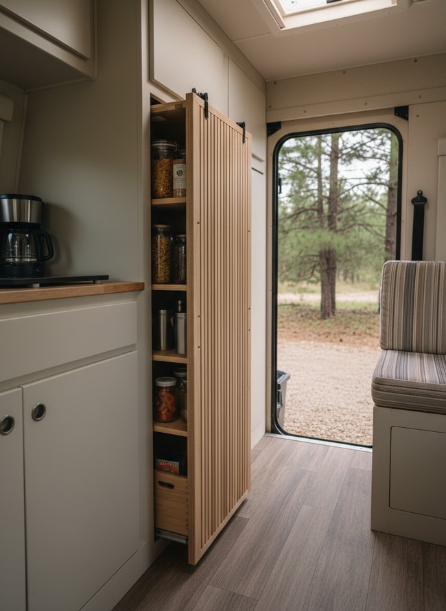 Sliding Pantry Wall