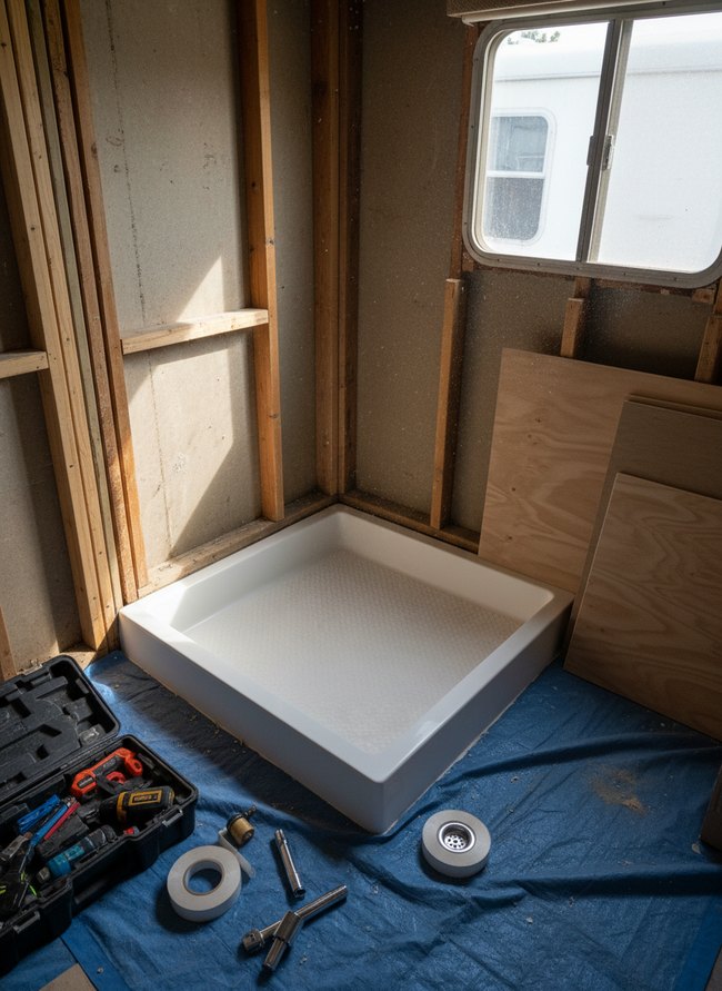 Low-Profile Shower Pan