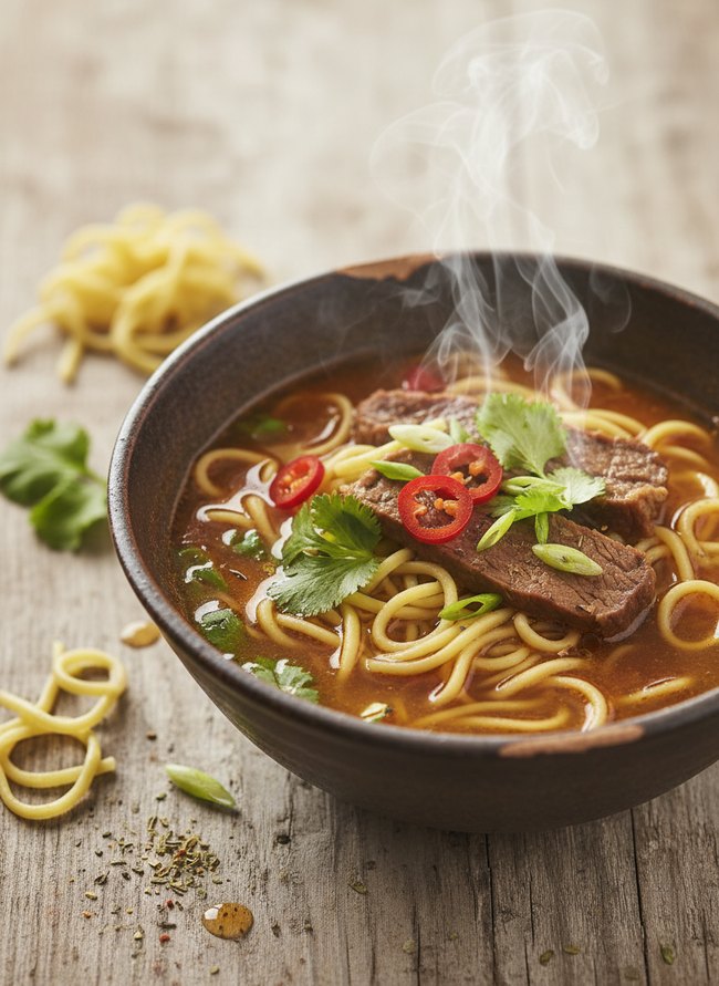Quick Beef Noodle Soup