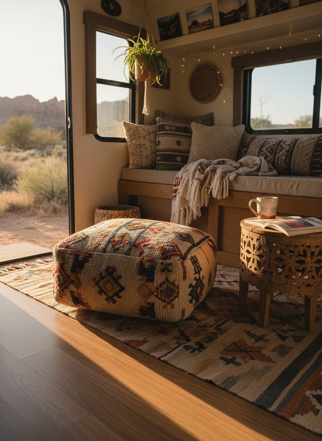Moroccan Pouf Floor Cushion