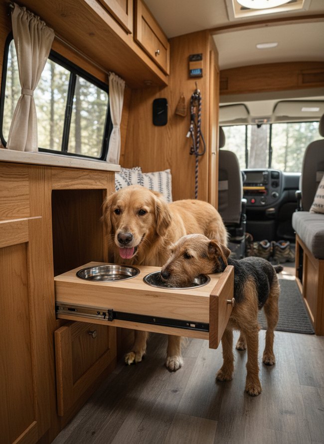 Built-In Bowl Drawer