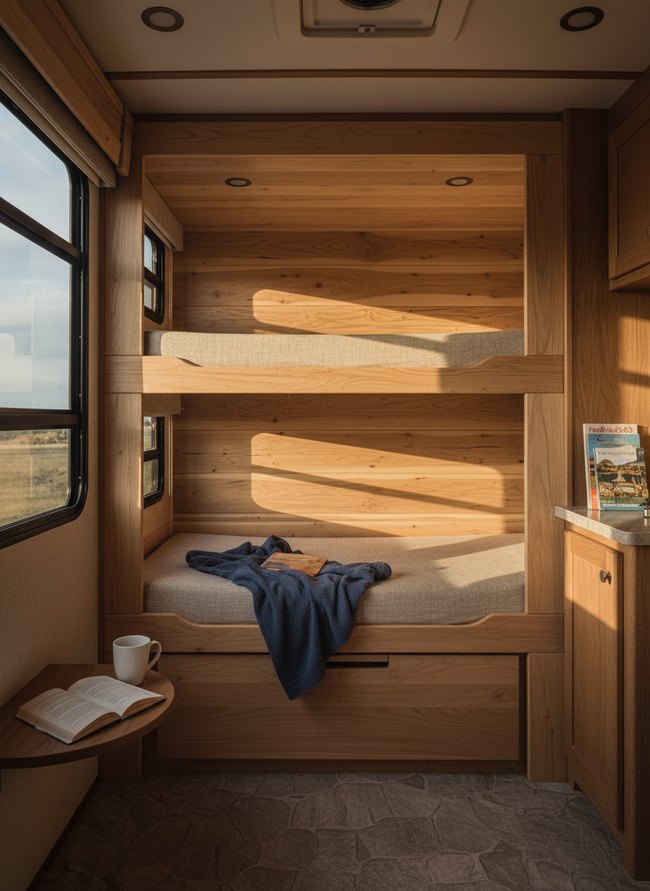 Interactive Wall Panel Bunks